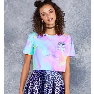 Black milk Catpantion Crop Top xxs bnwt
